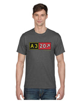 Airbus A320 Airport Taxiway Aviation Pilot Sign T-Shirt