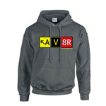 AV8R (Aviator) Taxiway Sign Hooded Sweatshirt