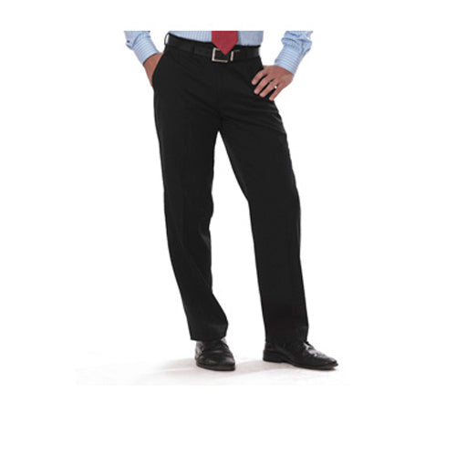 Van Huesen - Men's Pilot Uniform Pants, Flat Front, Blk, 44 X 30