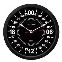 Trintec - 10'' ZULUTIME™ 24-Hour Clock | ZT24-HR10-B
