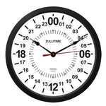Trintec - 10'' ZULUTIME™ 24-Hour Clock | ZT24HR10-W