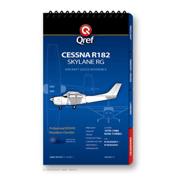 Qref - Cessna 172RG Qref Book | CE-182RG-1