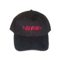 Gleim - Black Logo Hat | GLM-330-BLK