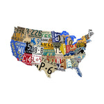 The Vintage Sign Company - 58 x 36 USA License Plate Map | PS222