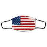 Distressed American Flag And Line Masks