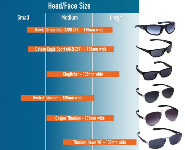 Golden Eagle Sport Sunglasses - Z87 (Large Frame Size) – Pilots HQ LLC.
