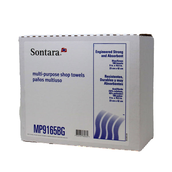 Sontara Multi-Purpose Shop Towel, 100 wipes | MP9165BG