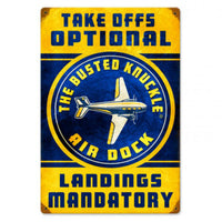 Vintage Signs - Air Dock 12in x 18in | BUST114