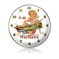 Vintage Signs - P-40 Warhawk 14in x 14in | C018