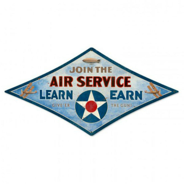 Vintage Signs - Air Service 22in x 14in | DMD012