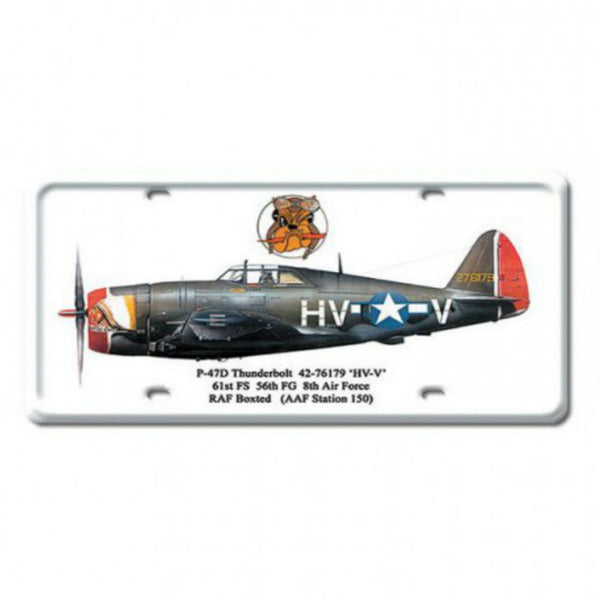 Vintage Signs - P-47D Thunderbolt 6in x 12in | DP014