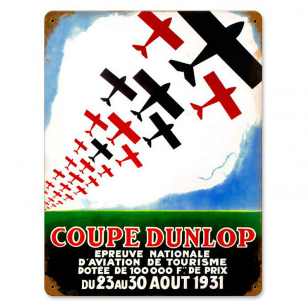 Vintage Signs - Couple Planes 12in x 15in | DUN002