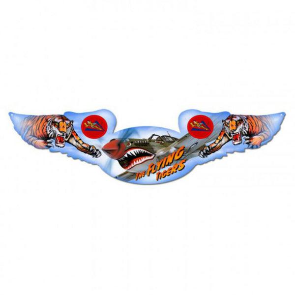 Vintage Signs - Flying Tigers 35in x 10in | FE008