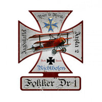 Vintage Signs - Fokker Dr-1 18.5in x 14.5in | IC003