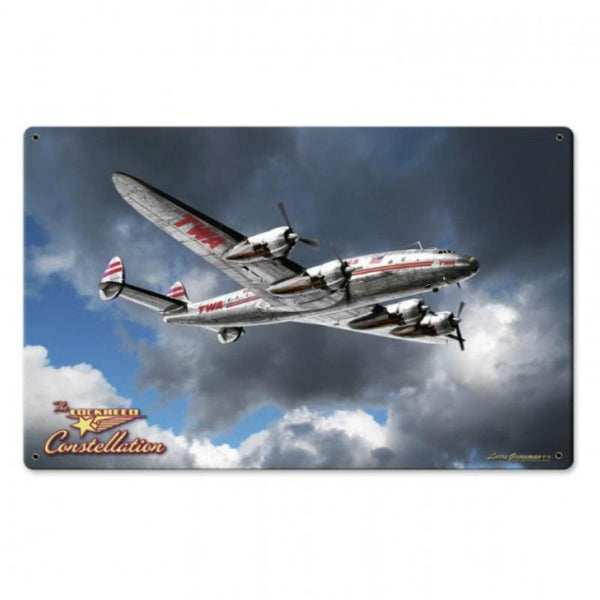 Vintage Signs - Lockheed Constellation 18in x 12in | LG617
