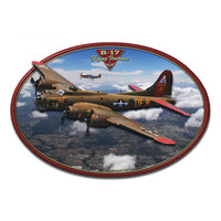 Vintage Signs - B-17 Flying Fortress 3-D 20in x 14in | LG798