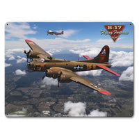 Vintage Signs - B-17 Flying Fortress 12in x 18in | LG800