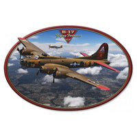 Vintage Signs - B-17 Flying Fortress 18in x 12in | LG806