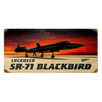 Vintage Signs - SR-71 Blackbird 24in x 12in | LM006