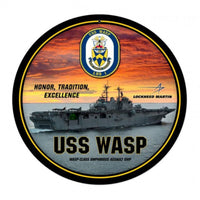 Vintage Signs - USS Wasp 14in x 14in | LM015