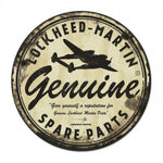 Vintage Signs - Genuine Lockheed Martin Spare Parts 14in x 14in | LM021