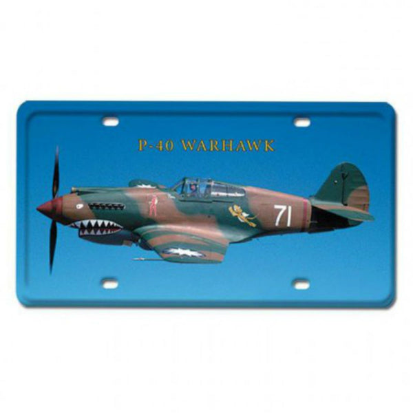 Vintage Signs - P-40 Warhawk 6in x 12in | LP033