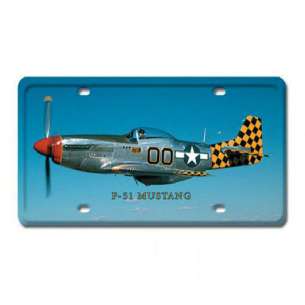 Vintage Signs - P-51 Mustang 6in x 12in | LP044