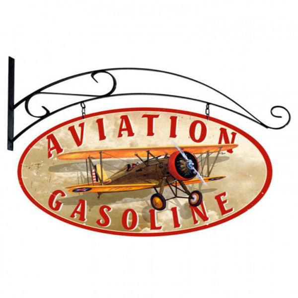 Vintage Signs - Aviation Gasoline 24in x 14in | OS034