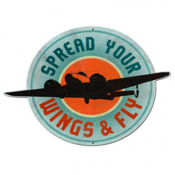 Vintage Signs - Spread Your Wings 23in x 18in | PS250