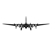 Vintage Signs - B-17 Flying Fortress 40in x 10in | PS384