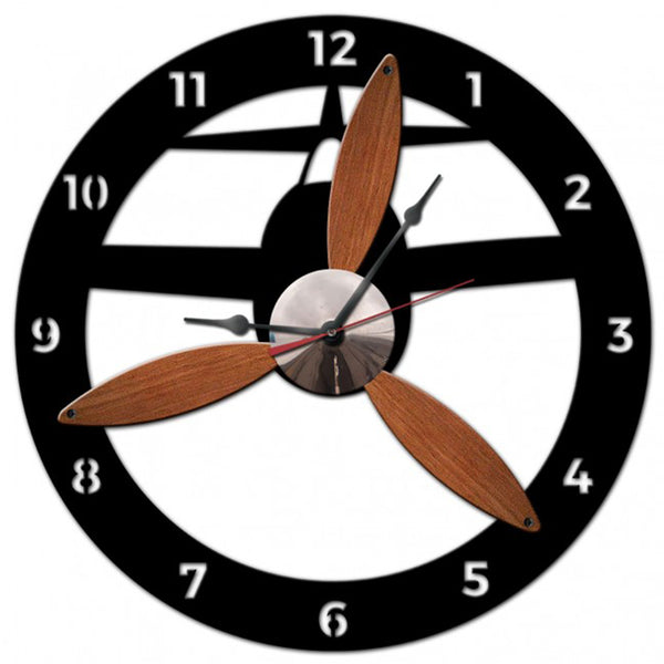 Vintage Signs - 3-D Propeller Clock 18in x 18in | PS490