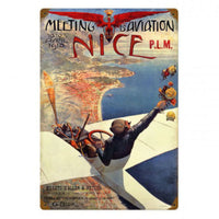 Vintage Signs - Nice Air Show 18in x 12in | PTS160