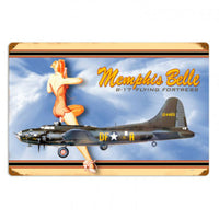 Vintage Signs - Memphis Belle 24in x 16in | PTS230