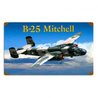 Vintage Signs - B25 Mitchell 18in x 12in | PTS240