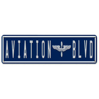 Vintage Signs - Aviation Blvd 20in x 5in | PTS672
