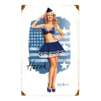 Vintage Signs - Air Force Girl 12in x 18in | RB128
