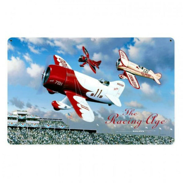 Vintage Signs - The Racing Age 18in x 12in | STK015
