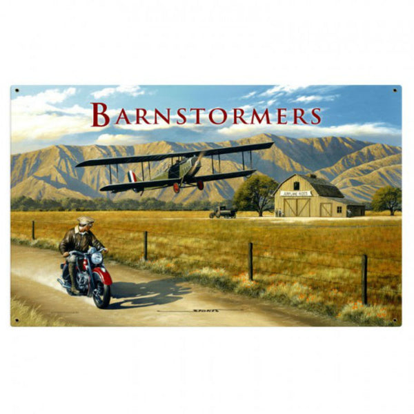 Vintage Signs - Barnstormer 36in x 24in | STK059