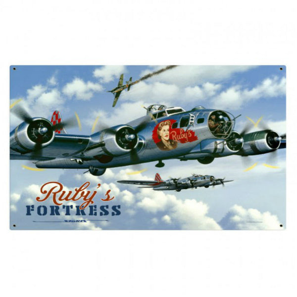 Vintage Signs - Rubys Fortress 36in x 24in | STK064
