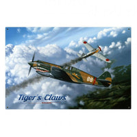 Vintage Signs - Tigers Claw 36in x 24in | STK070