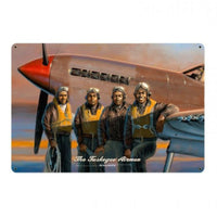 Vintage Signs - Tuskegee Airmen 12in x 18in | STK102