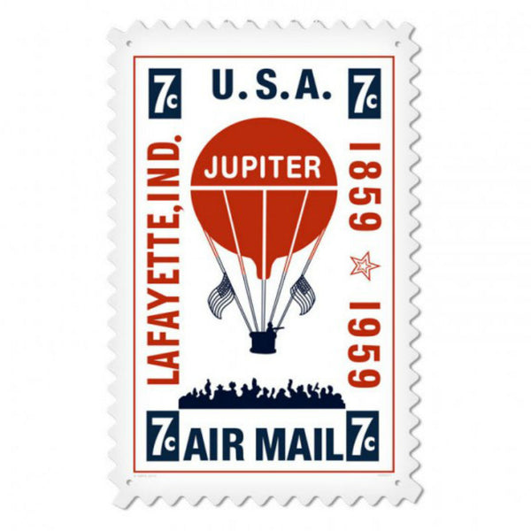 Vintage Signs - Air Mail Balloon 15in x 24in | USPS037