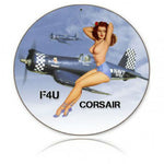 Vintage Signs - Corsair Nude 14in x 14in | V168