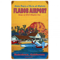 Vintage Signs - Flabob Airport 12in x 18in | VG008