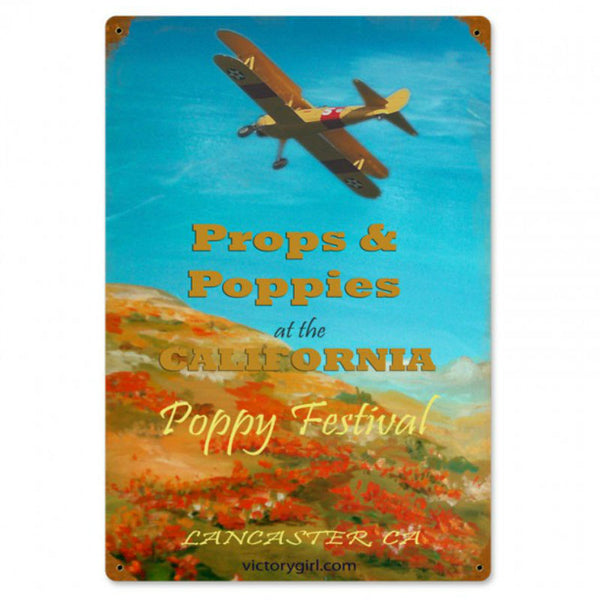 Vintage Signs - Planes Of Fame 16in x 24in | VG020