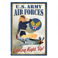 Vintage Signs - Air Force Pinup 24in x 36in | VXL004