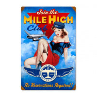 Vintage Signs - Mile High Club Sign | HA060