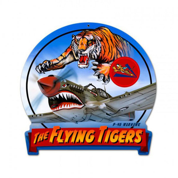 Vintage Signs - Flying Tiger Banner Sign | HM010