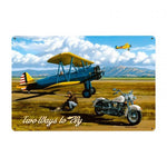 Vintage Signs - Two Ways to Fly Sign | STK016