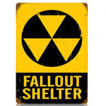 Vintage Signs - Fallout Shelter Sign | V501
